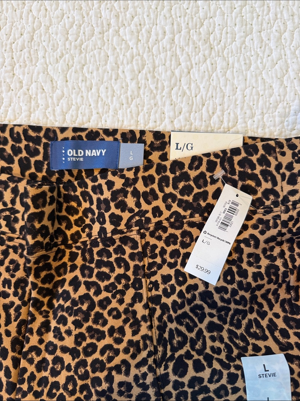 Old Navy Women’s Leopard Print Leggings - Brown & Black - Picture 2 of 7